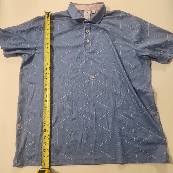 Puma x Arnold Palmer Geo Polo — Men’s XL, Blue Skies - Picture 7 of 8